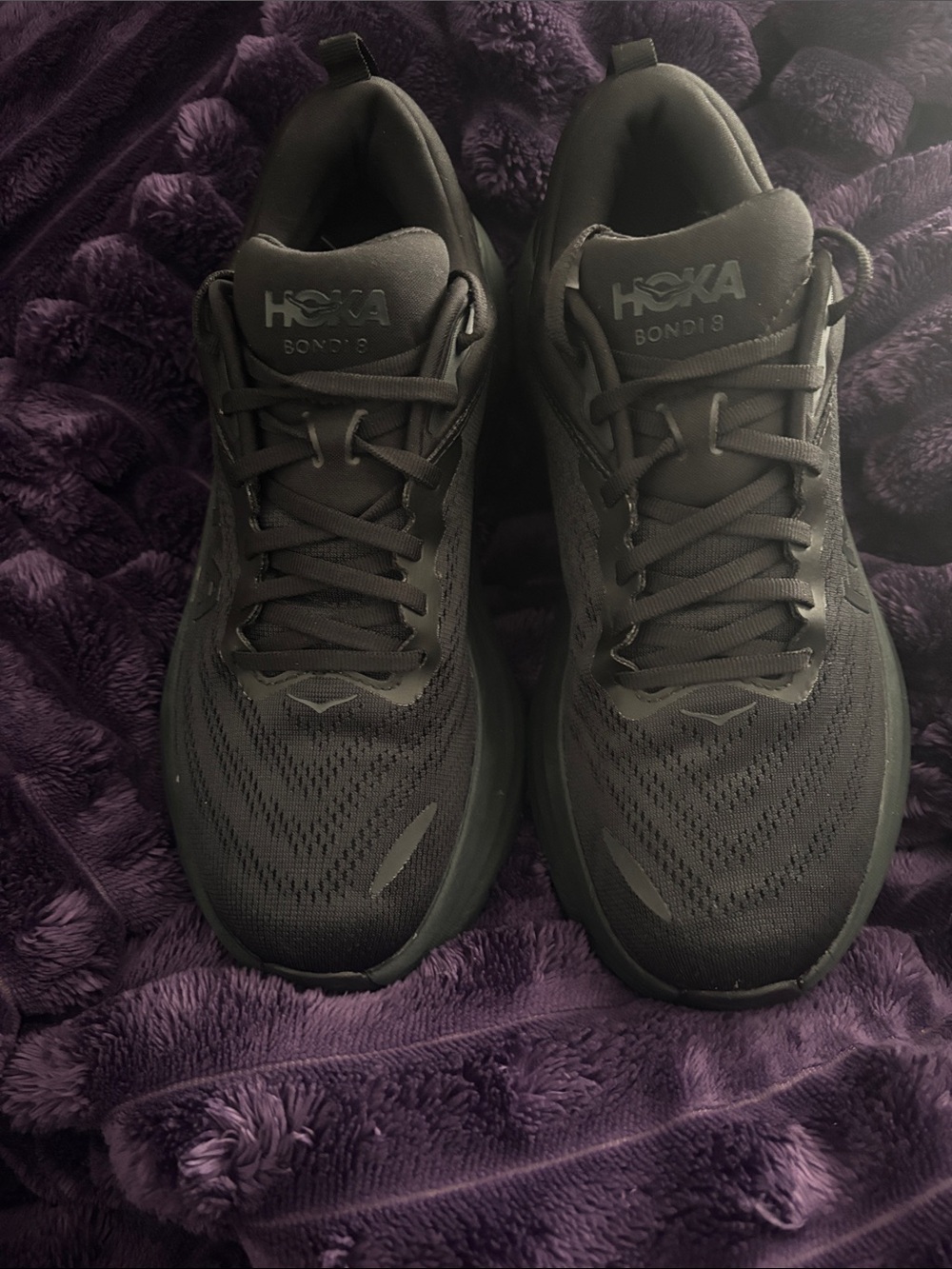 Hoka Black Cushioned Road Running Shoes - Picture 2 of 5